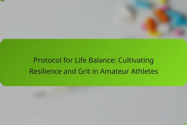Protocol for Life Balance: Cultivating Resilience and Grit in Amateur Athletes